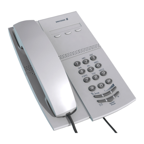 Ericsson dialog 4106 User manual Ericsson dialog 4106 User manual