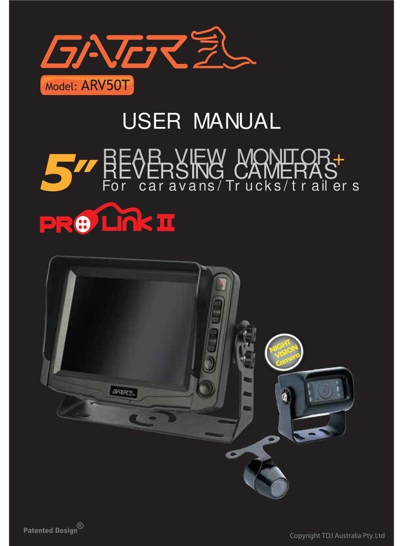 Gator ARV50T User manual