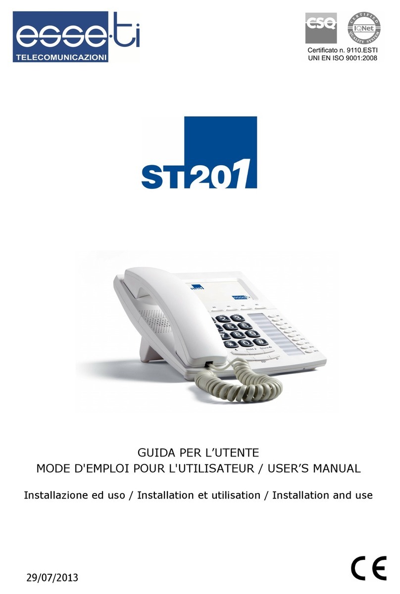Esse-ti ST 201 user manual