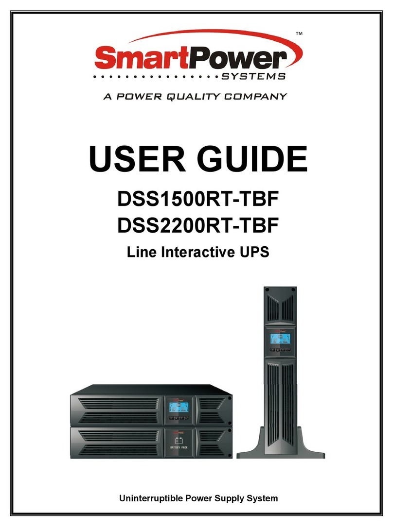 Smart power DSS1500RT-TBF User manual
