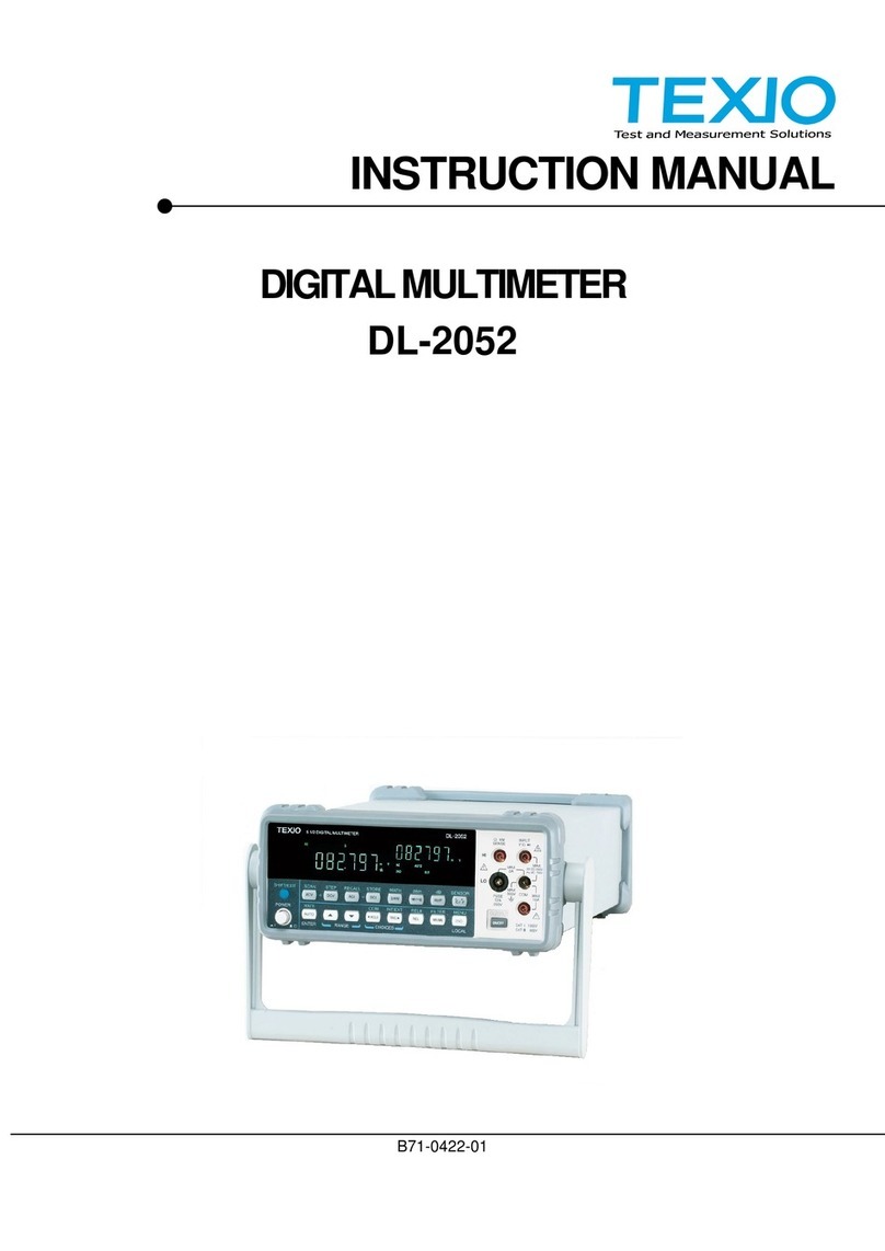 TEXIO DL-2052 instruction manual