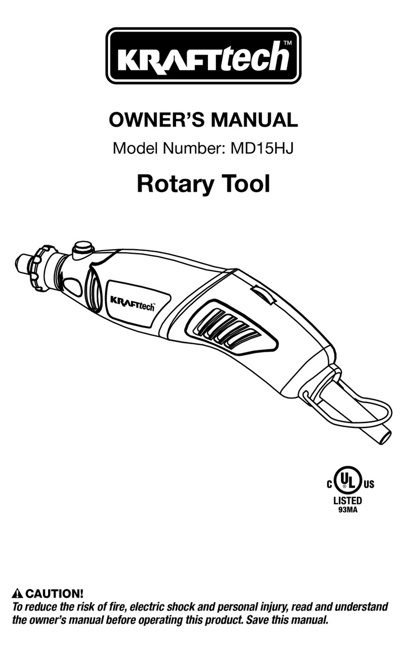 KRAFTtech MD15HJ owner's manual