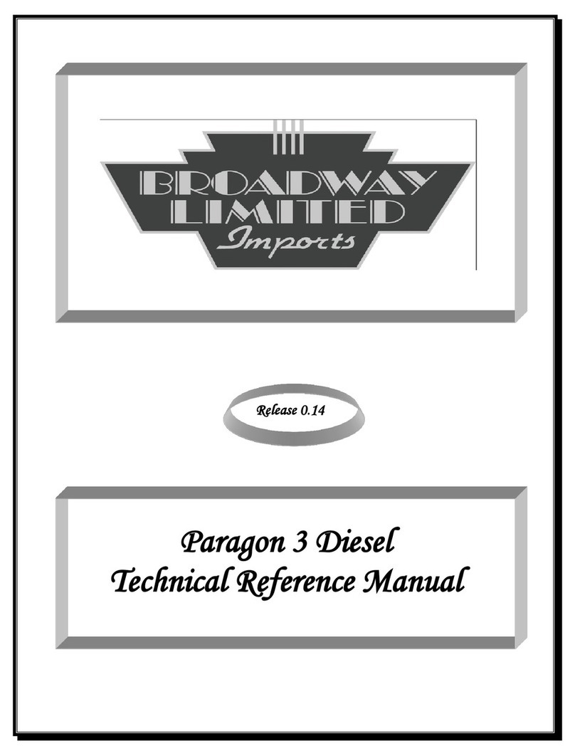 Broadway Limited Paragon 3 Reference manual