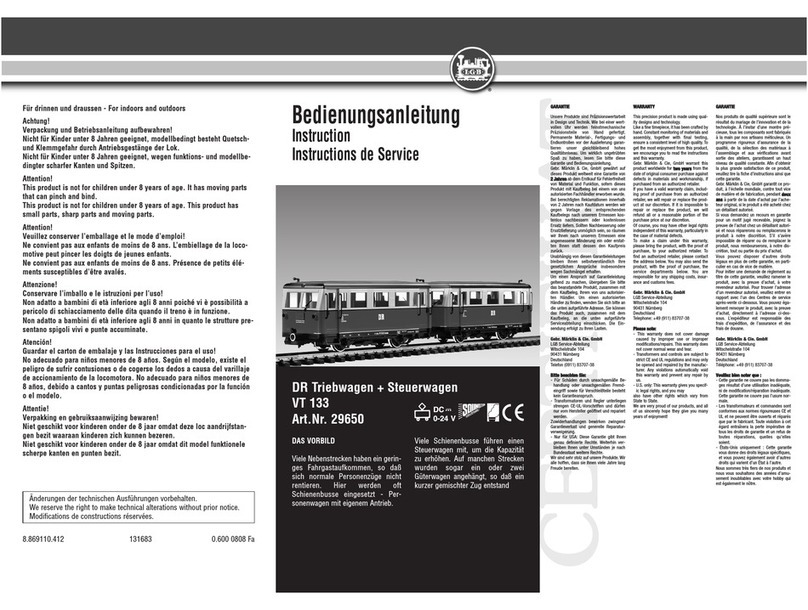 marklin 29650 User manual