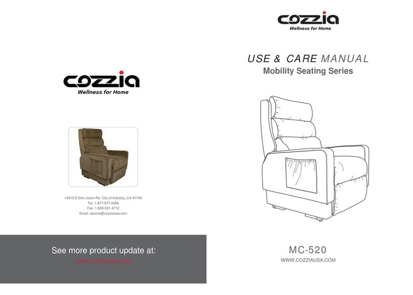 Cozzia MC-520 Use & care manual Cozzia MC-520 Use & care manual