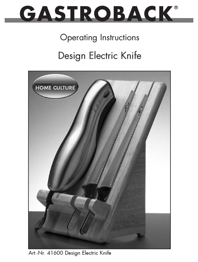 Gastroback 41600 operating instructions