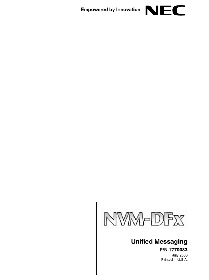 NEC NVM-DFx User manual