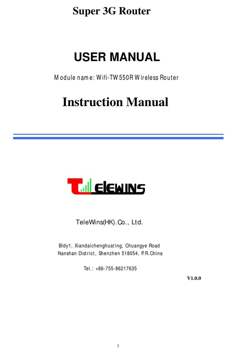 Telewins TW550R instruction manual