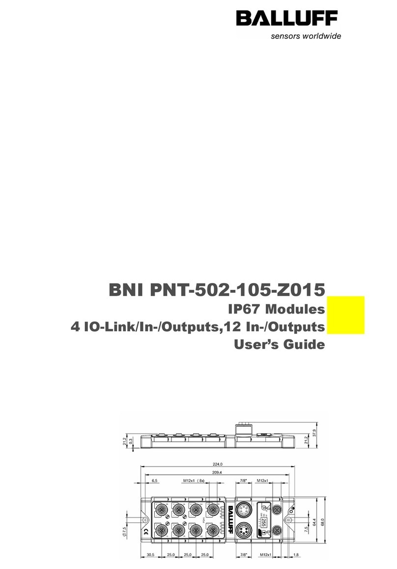 Balluff BNI PNT-502-105-Z015 user guide