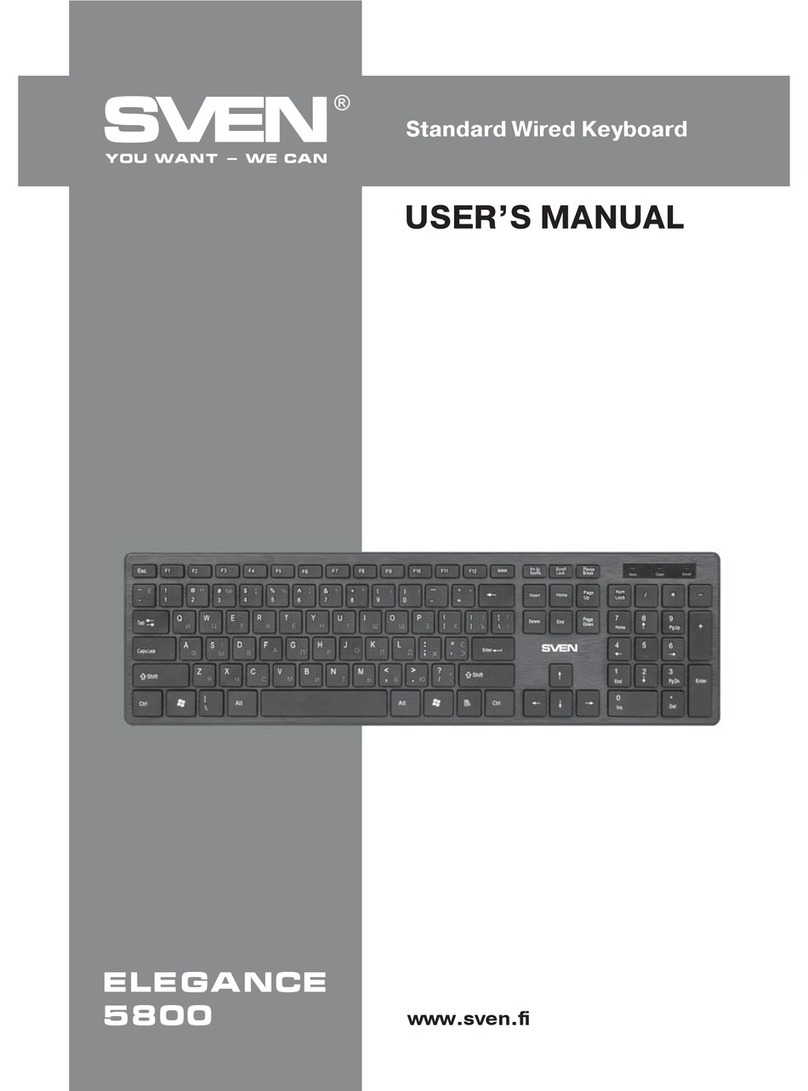 Sven elegance 5800 User manual