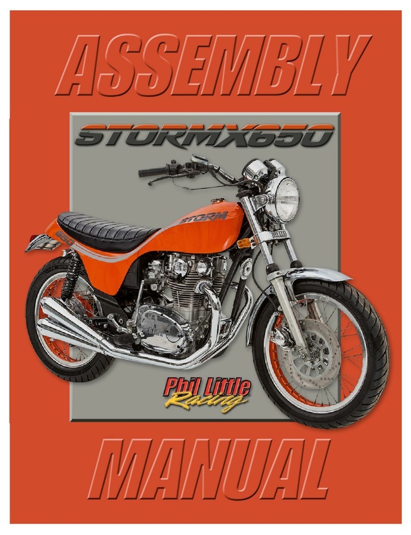 Yamaha X650 Assembly manual