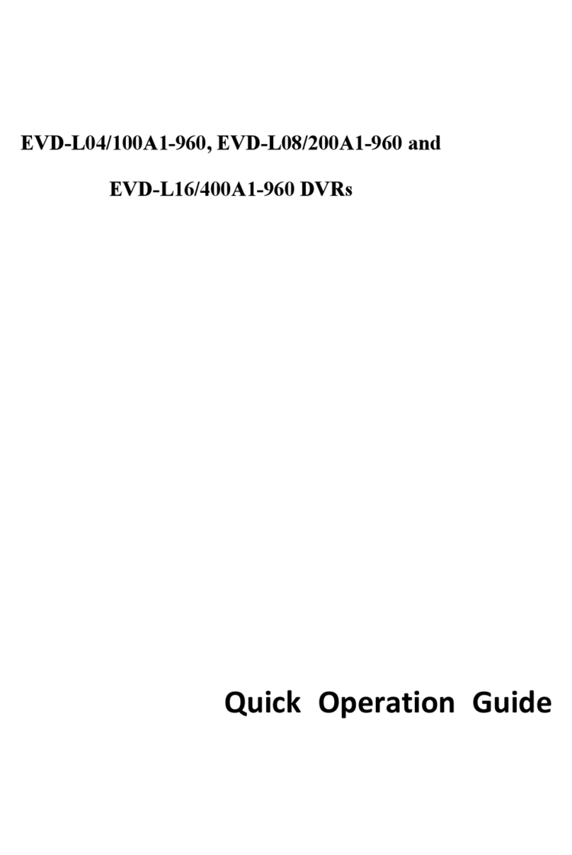 RIAREX EVD-L04/100A1-960 Quick operation guide