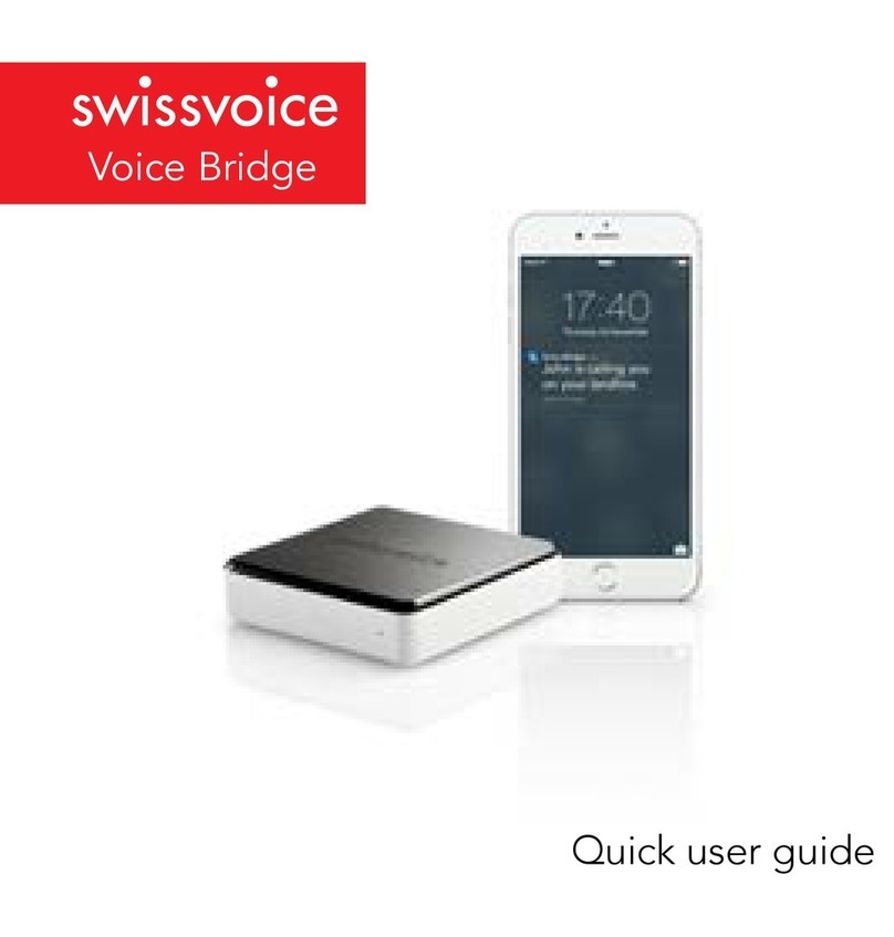 Swissvoice Voice Bridge Quick user guide