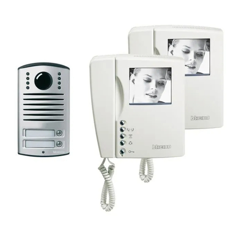 Bticino 365411 installation manual