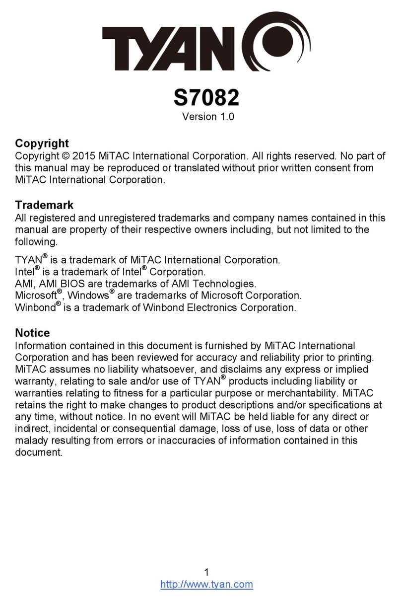 TYAN S7082 user guide