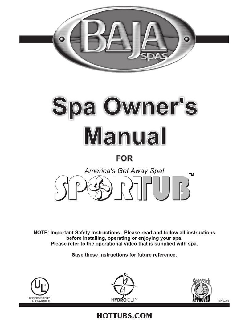 Baja sportub series owner's manual