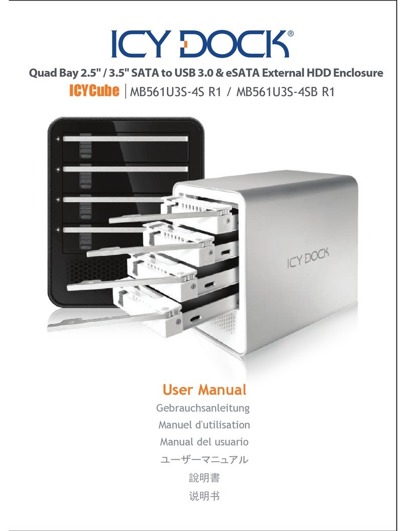 Icy Dock MB561U3S-4S R1 user manual