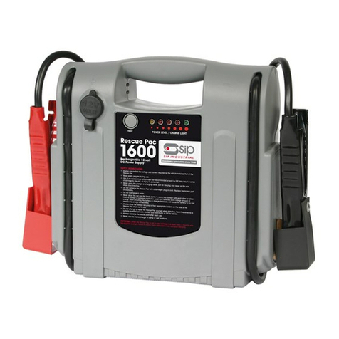SIP rescue pac 1600 instruction manual