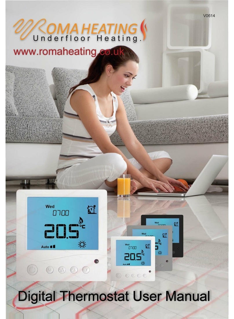 Roma Heating TR3 user manual