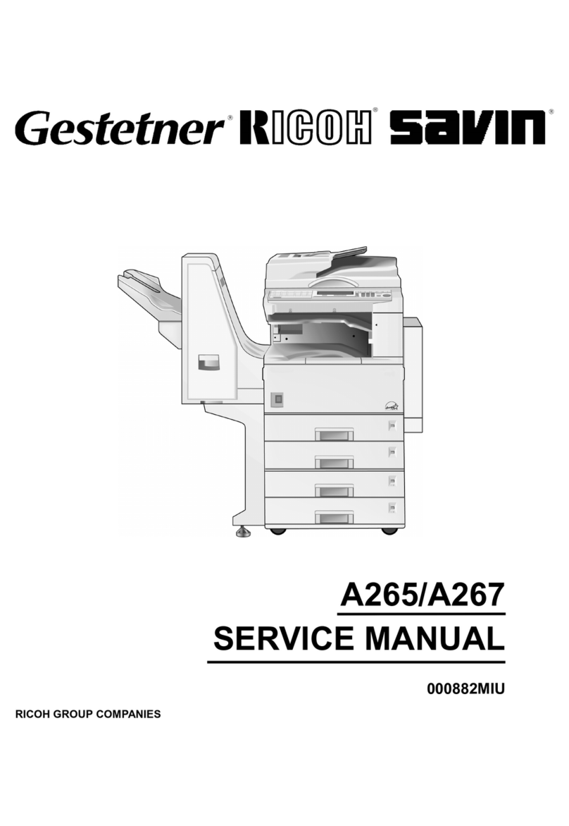 Ricoh Aficio 220 Service manual