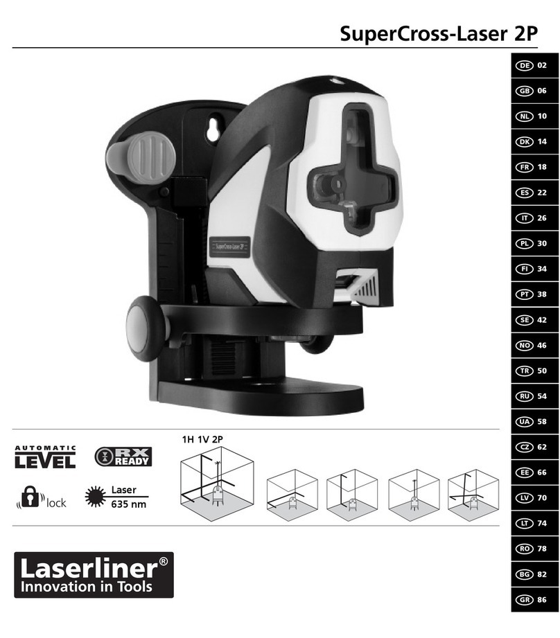 LaserLine SuperCross-Laser 2P operating instructions