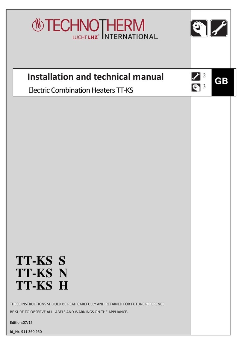 Technotherm TT-KS S Installation and technical manual