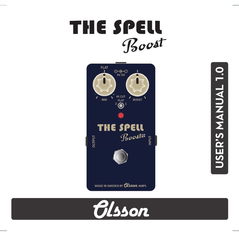Olsson The Spell Booster user manual