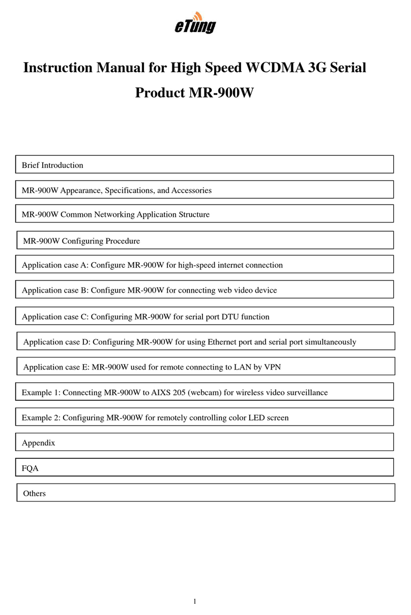 eTung MR-900W instruction manual
