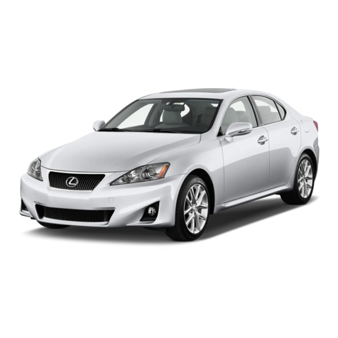 Lexus 2013 IS250 User manual