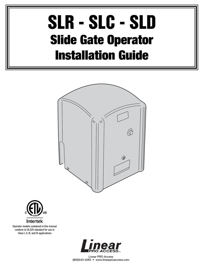 Linear Access SLR installation guide