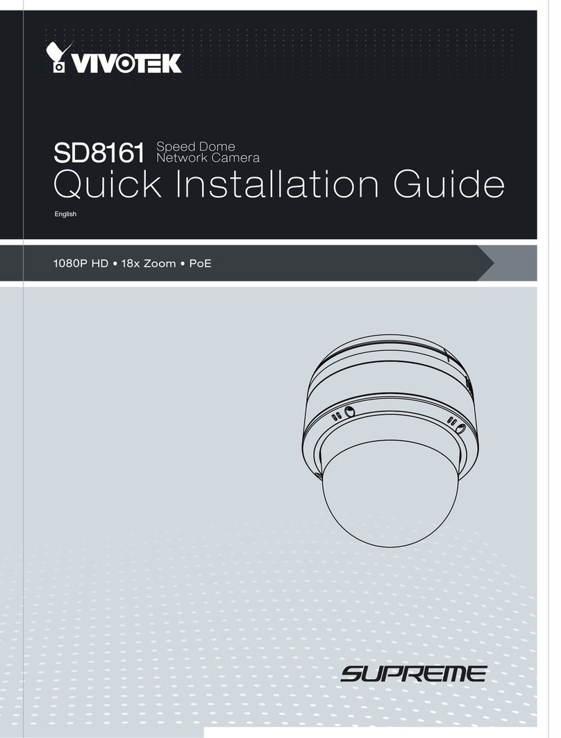 Vivotek SD8161 User manual