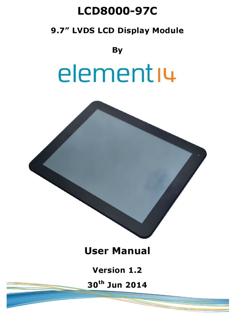 Element4 LCD8000-97C User manual