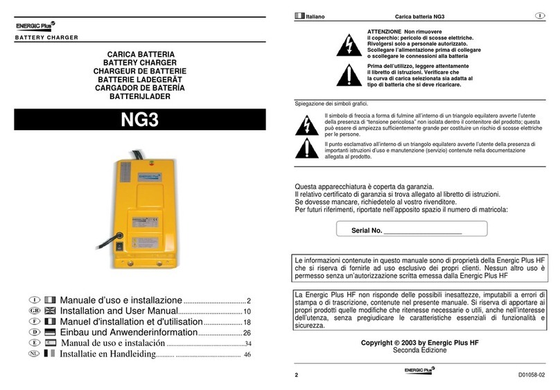 Energic Plus NG3 User manual