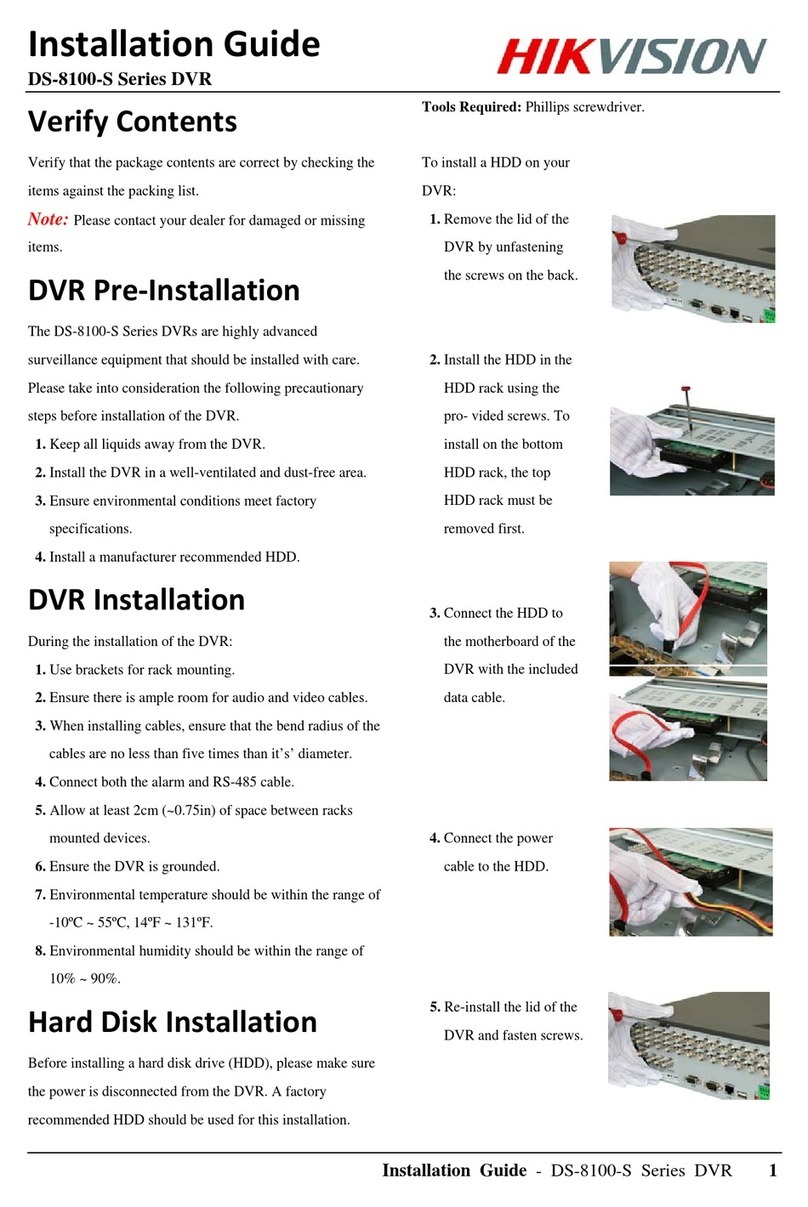 HIK VISION DS-8100-S Series User manual