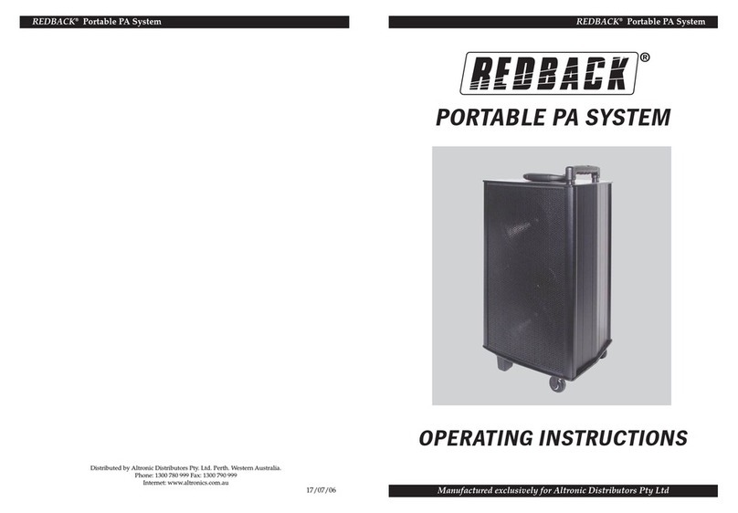 Redback C 7152 User manual