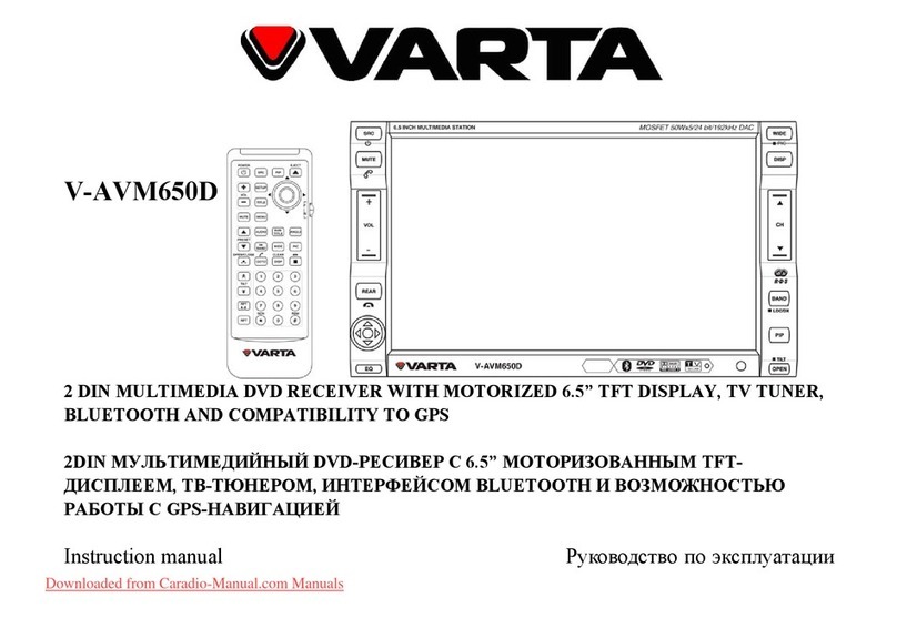 Varta V-AVM650D instruction manual