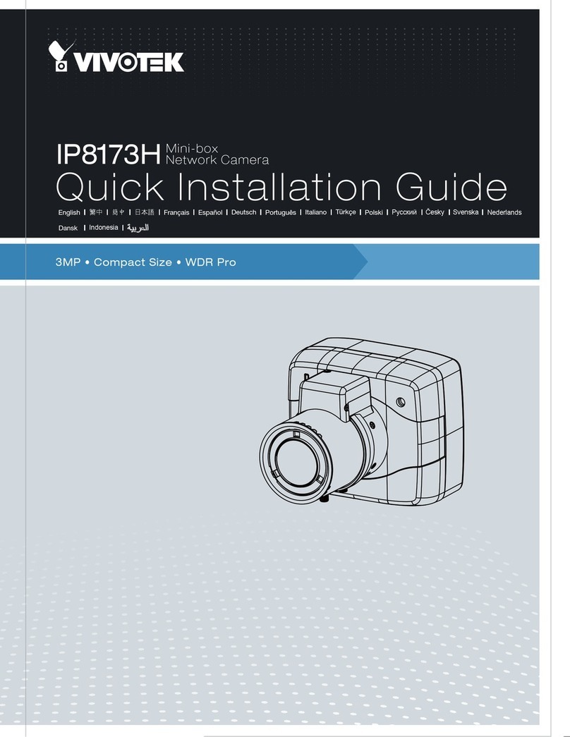 Vivotek IP8173H Quick installation guide