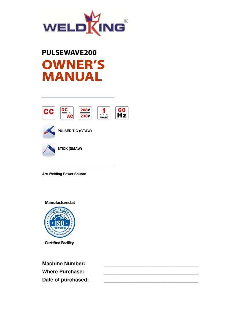 WeldKing Pulsewave200 owner's manual