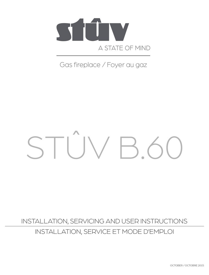 Stûv B.60 Installation, servicing and user instructions