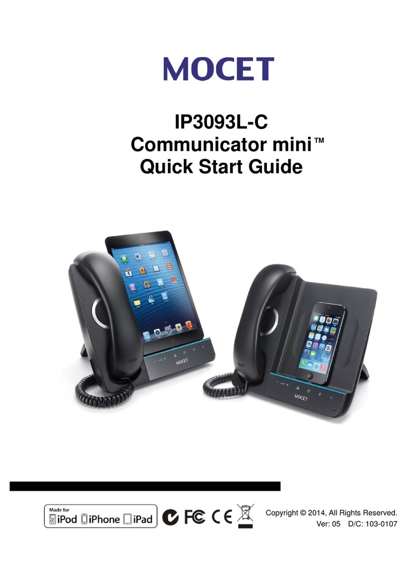 Mocet IP3093L-C Communicator mini quick start guide