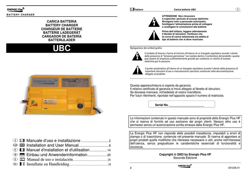 Energic Plus UBC Manual