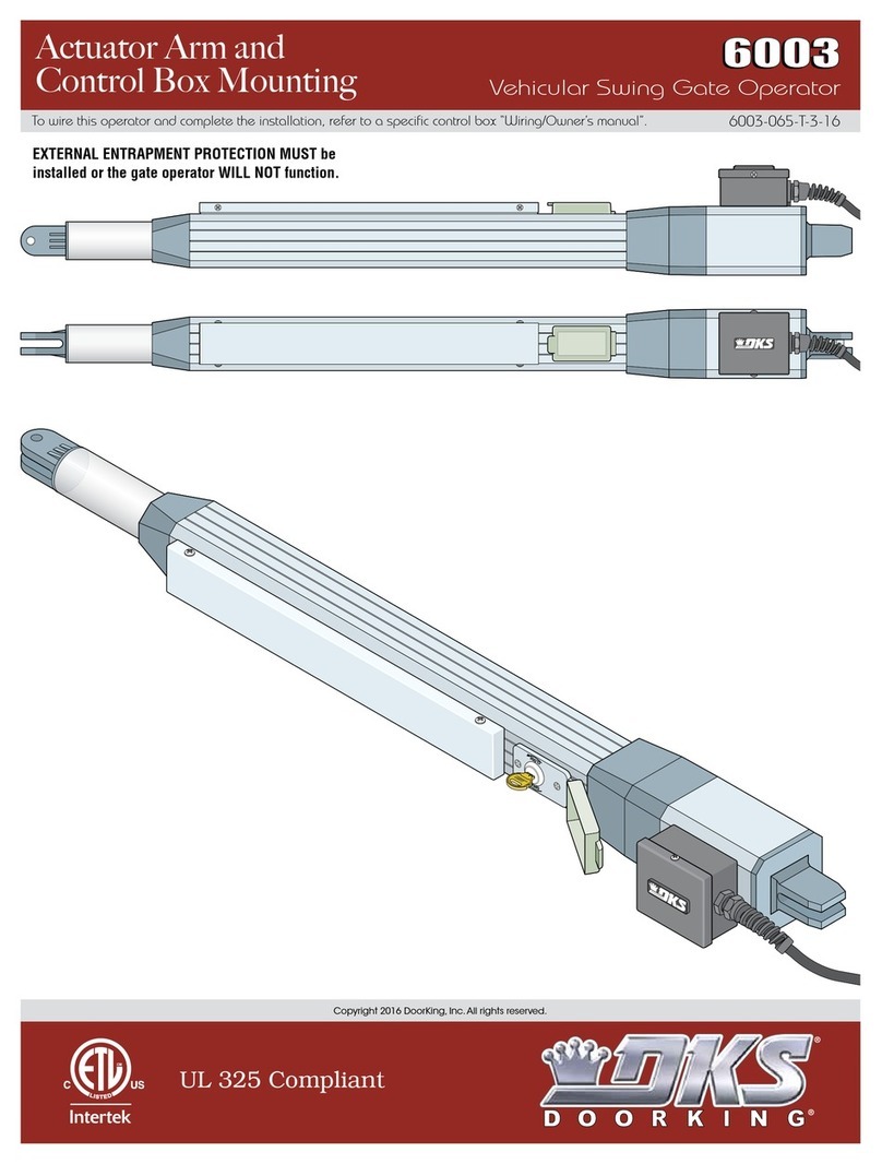 DKS 6003 User manual DKS 6003 User manual