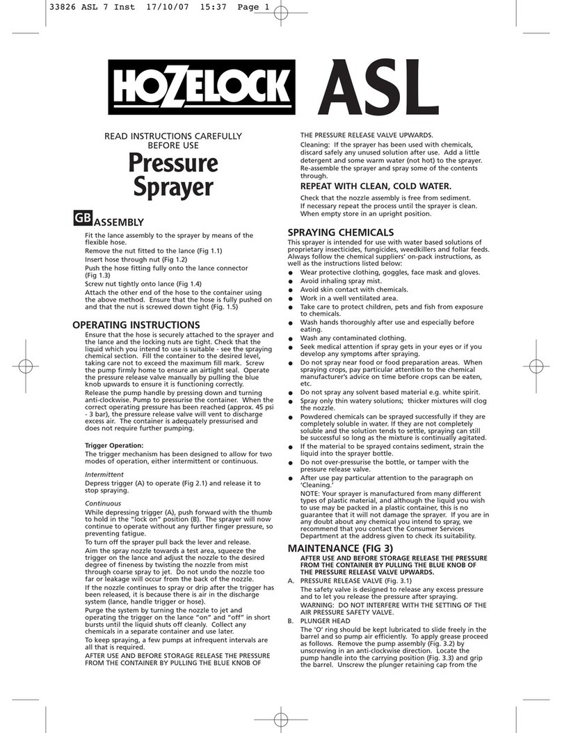 Hozelock ASL instruction manual
