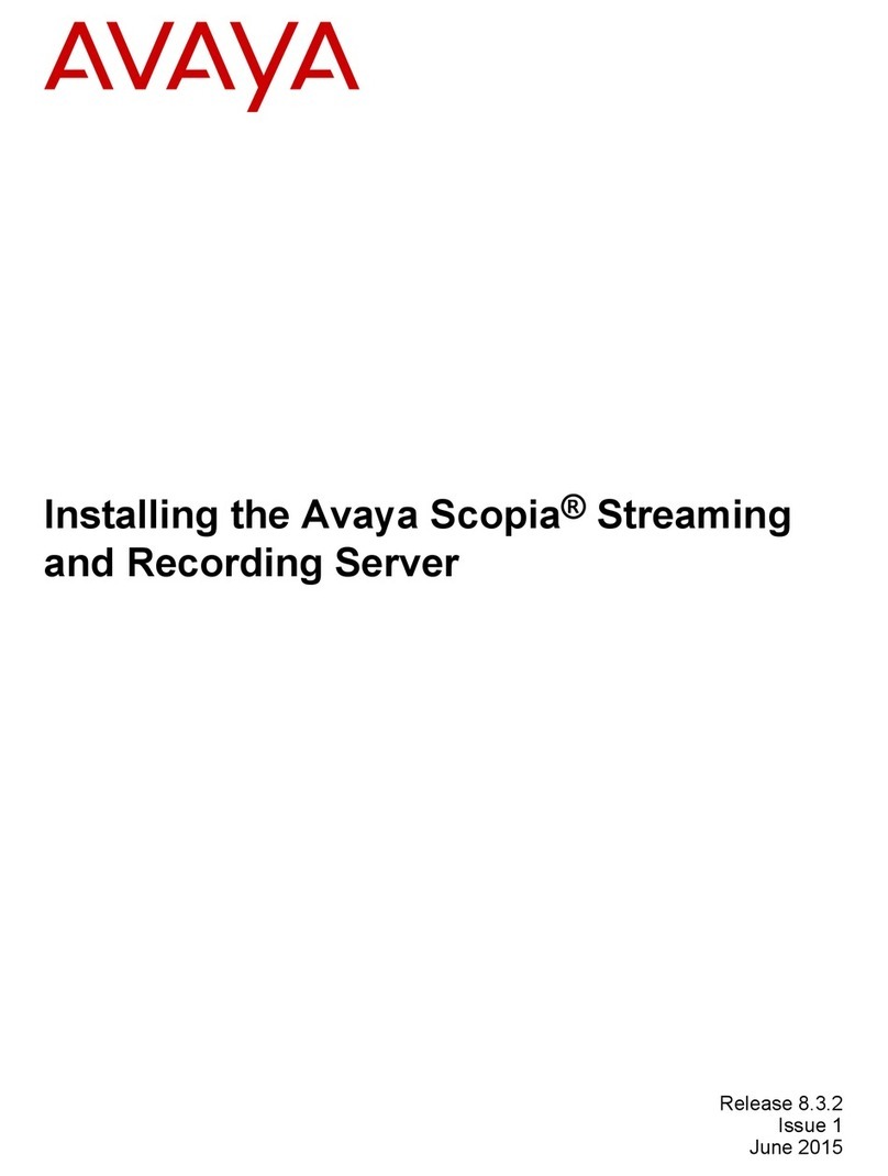 Avaya Scopia Instruction Manual