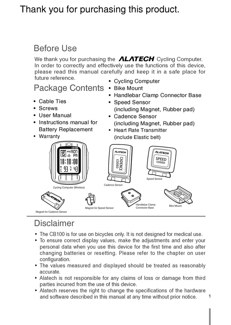 alatech CB100 manual