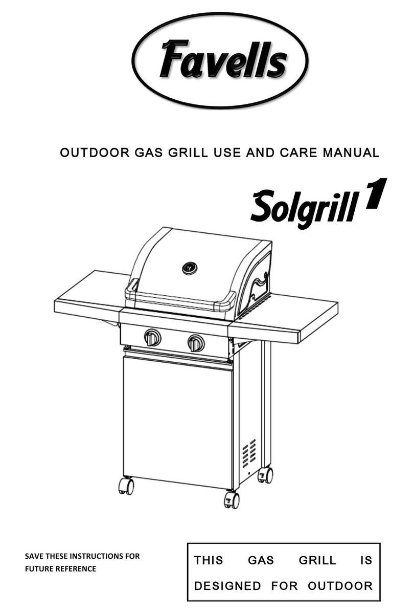 Favells Solgrill 1 use and care manual
