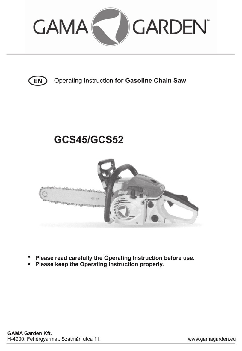 Gama Garden GCS45 Operating	 instruction