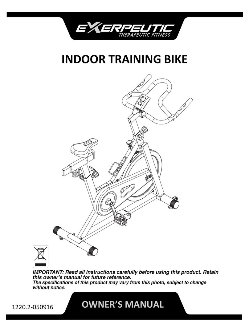 Exerpeutic 1220.2 User manual Exerpeutic 1220.2 User manual