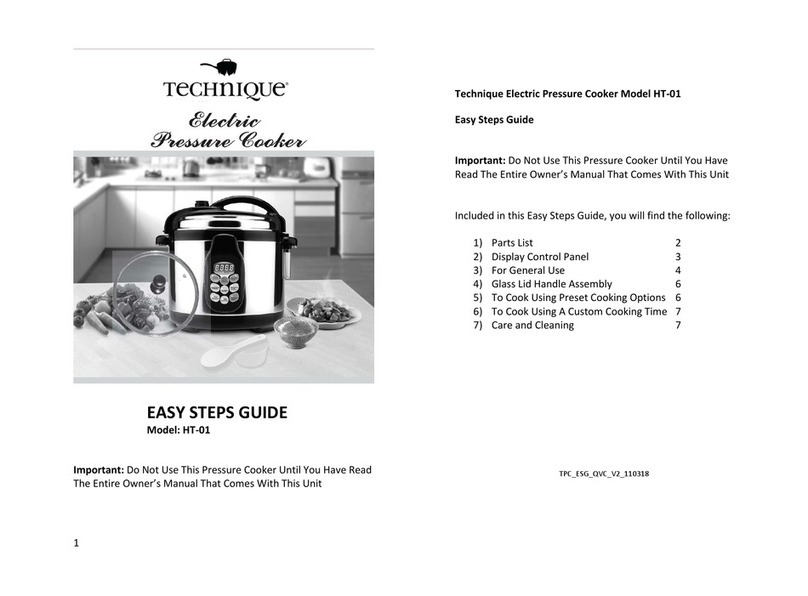 Technique HT-01 User manual