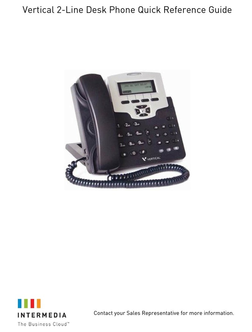 Intermedia Vertical Quick reference guide